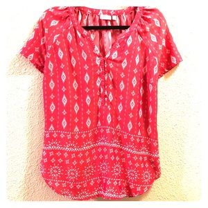 Kim Rogers short sleeve blouse